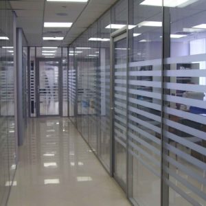 Противопожарная перегородка с двойным остеклением / серия FRM5239